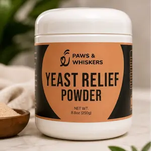 Dog Yeast Relief Powder, Pet Healthcare Supplement for Canine Yeast Support