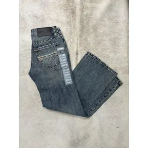 Rock & Roll Denim Men's Pistol Medium Vintage Wash Bootcut Denim Jeans