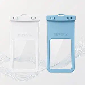 2 Pack Waterproof Phone Pouch, IPX8 Universal Clear Cell Phone Case Dry Bag with Lanyard for iPhone Galaxy Up To 7.2", Vacation Cruise Ship Essentials for Winter Swimming, Diving, Kayaking, Hot Springs, SPA