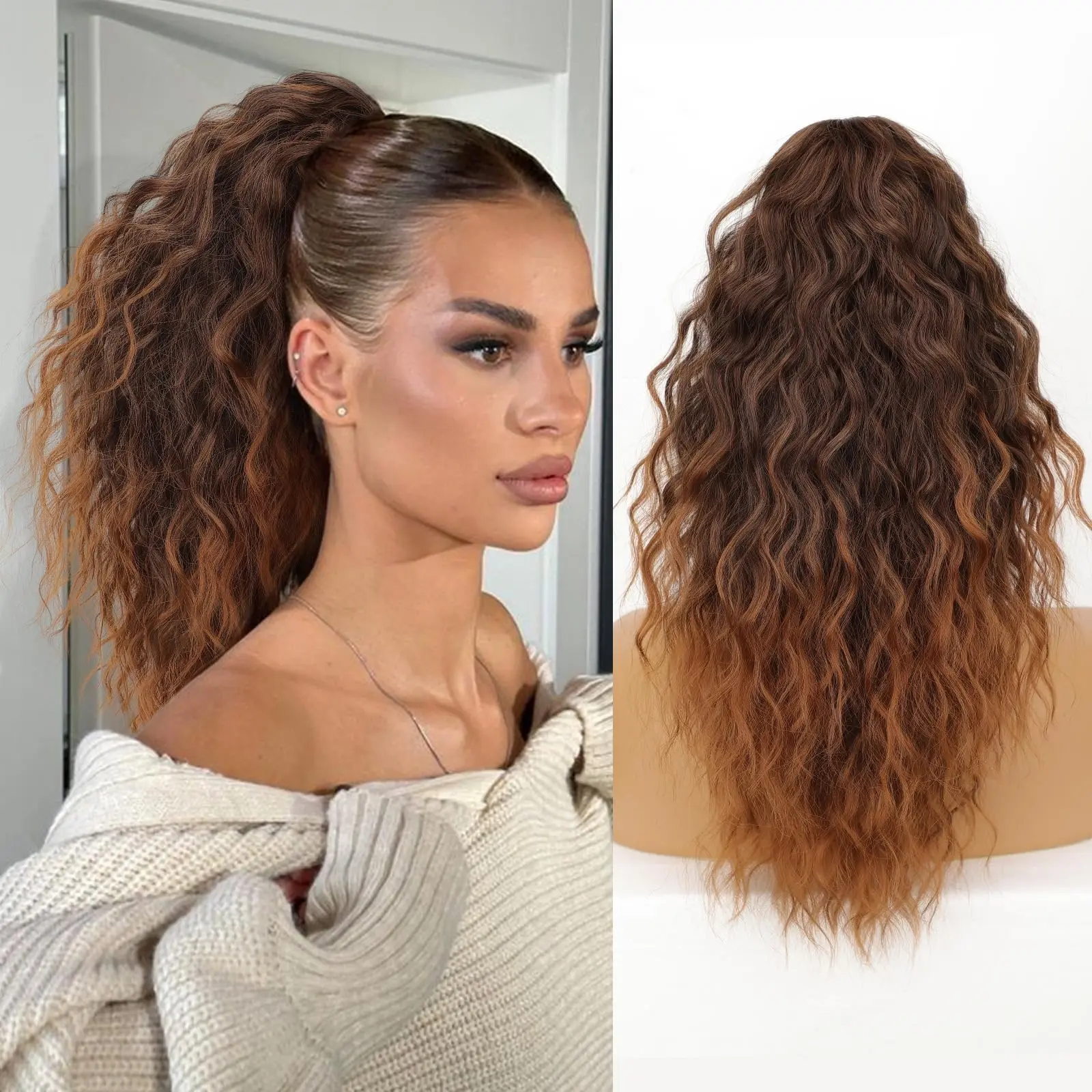 18inch Ombre Almand Brown