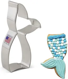 Mermaid Tail Cookie Cutter 4 1/4"