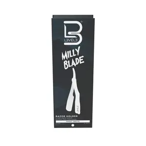 L3VEL3™ Milly Clutch Razor Holder - Frost White Stainless Stainless Steel Lightweight Durable