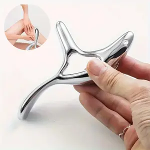 Stainless Steel Triangle Massager, Manual Body Massage Tool, Durable Muscle Pressing Stick, Personal Massager for Face, Shoulder, Neck, Foot