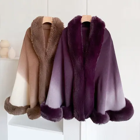 Women's Fashion Elegant Gradient Shawl, Soft Comfortable All-Seasons Scarf, Casual Fashionable Scarf, Neck Scarf, Vintage Versatile Accessory for Daily Use, Casual Stylish Wrap, Trendy Solid Shawl, Soft Warm Shawl