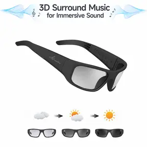 OhO Sunshine Pulse Bluetooth Audio Smart Glasses with Open Ear Speaker for Everyday Life & Outdoor Activities & Sports