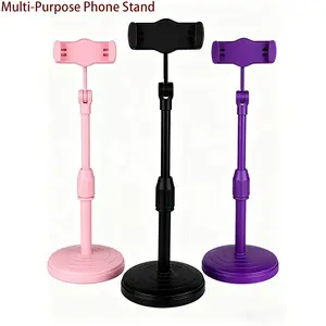 Multifunctional Phone Stand, Adjustable Extensible Arm, Multi-Angle Shooting, 360° Rotation, Suitable for iPhone Android Samsung Galaxy, Adjustable Phone Holder