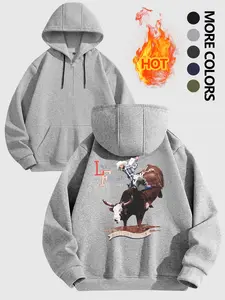 Vintage 80s Lane Frost Rhode Island Zipper Hoodie, Fashion Graphic Hooded Sweatshirt Gift for Men & Women, Casual Fitted Style