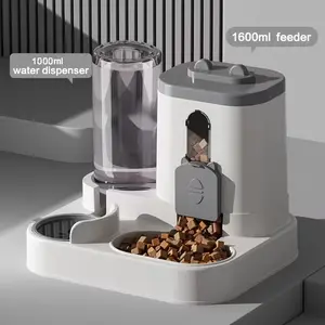 Automatic Cat Feeder & Water Dispenser 2-in-1 – Smart Portion Control Pet Feeding Station
