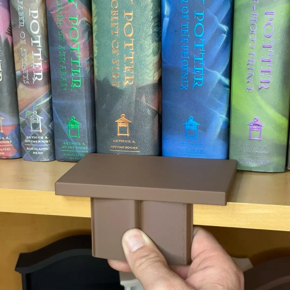 Book Shelf Gadget / Book Alignment Tool / Book Pusher / Anxiety Shelf Organization