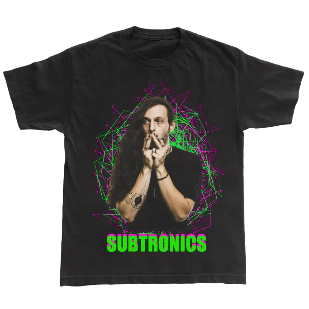 Subtronics FRACTALS Dubstep Bass Music Festival Graphic Vintage Unisex T Shirt HY5016