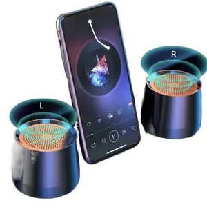 Portable Silicone Wireless Bluetooth Speaker - Small Mini Subwoofer Sound Box for Home, Camping, Compatible with Phone, Audio Devices, Tablets, USB-Cable Connectivity