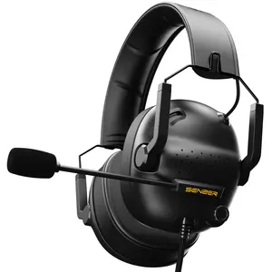 SENZER SG500 Surround Sound Professional Wired Gaming Headset - Foldable Headset - For PC, PS4, PS5, Xbox One and Switch Audio Headphone Electronic Earbud