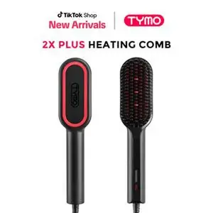 TYMO IONIC PLUS 2X PLUS hair straightener brush with 16 temps settings for all hair types Styling