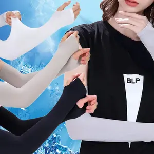 3 Pairs of Sun Protection Sleeves for Men and Women UV Cooling Arms with Thumb Holes Breathable and Sun-proof, Suitable for Outdoor Sports, Quick Drying and Odor Resistant Driving, Golf, Fishing, Cycling, Hiking