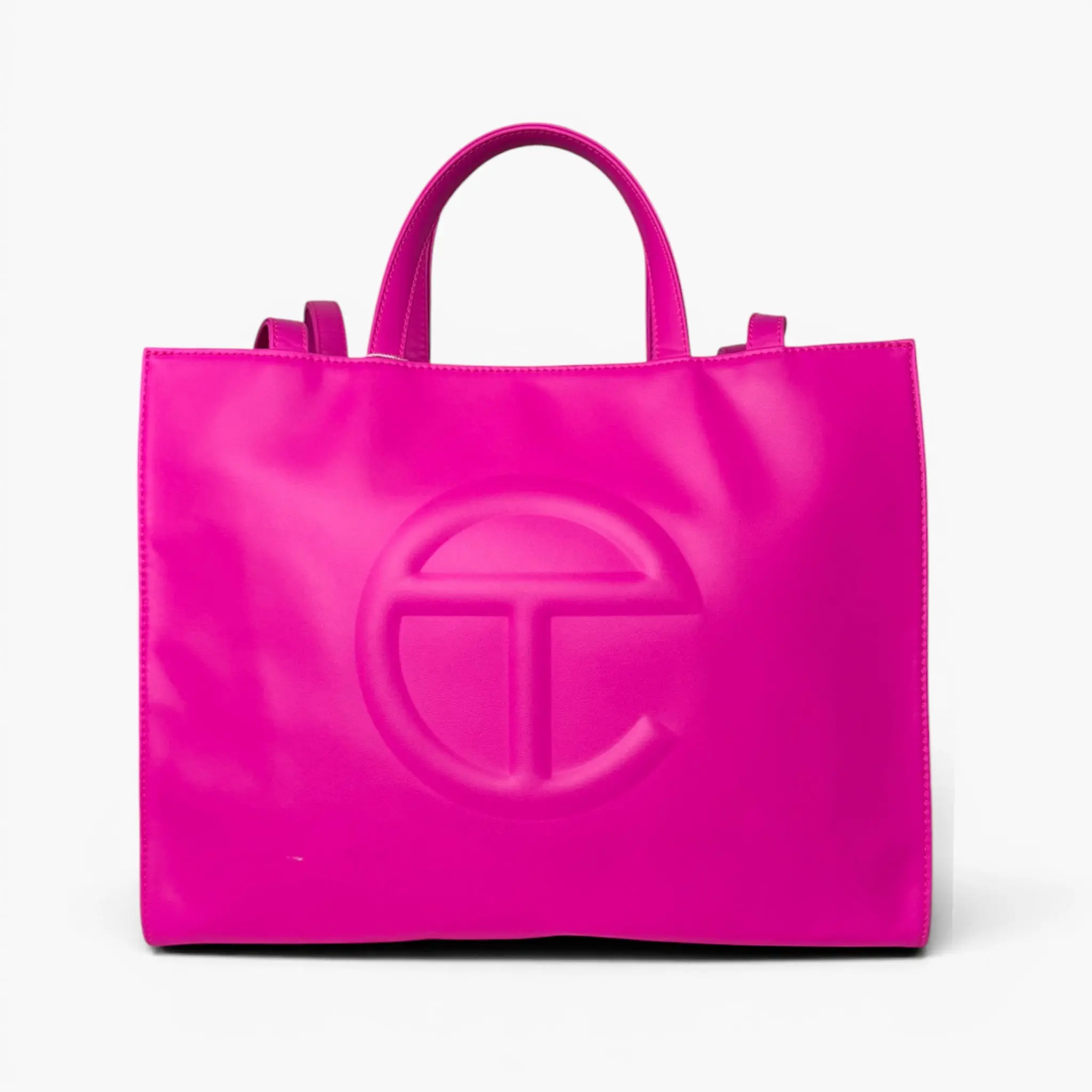 Pre-owned Telfar Medium Shopping Bag Azalea