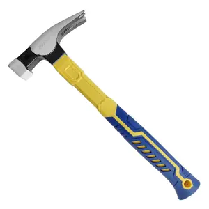 Multi-Use Claw Hammer, Woodworking Iron Hammer, Home Nail Puller, Durable Steel, V-Shaped Design, Ideal for Industrial and Household Use, Hand Tools