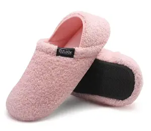 Unisex Winter Warm Slippers for Women Men – Non-Slip Indoor Outdoor House Shoes, Easy Slip-On Comfort Slides, Portable Travel Slippers for Home, Office, Hotel Stay, Flexible Foldable Heel Design Everyday Footwear