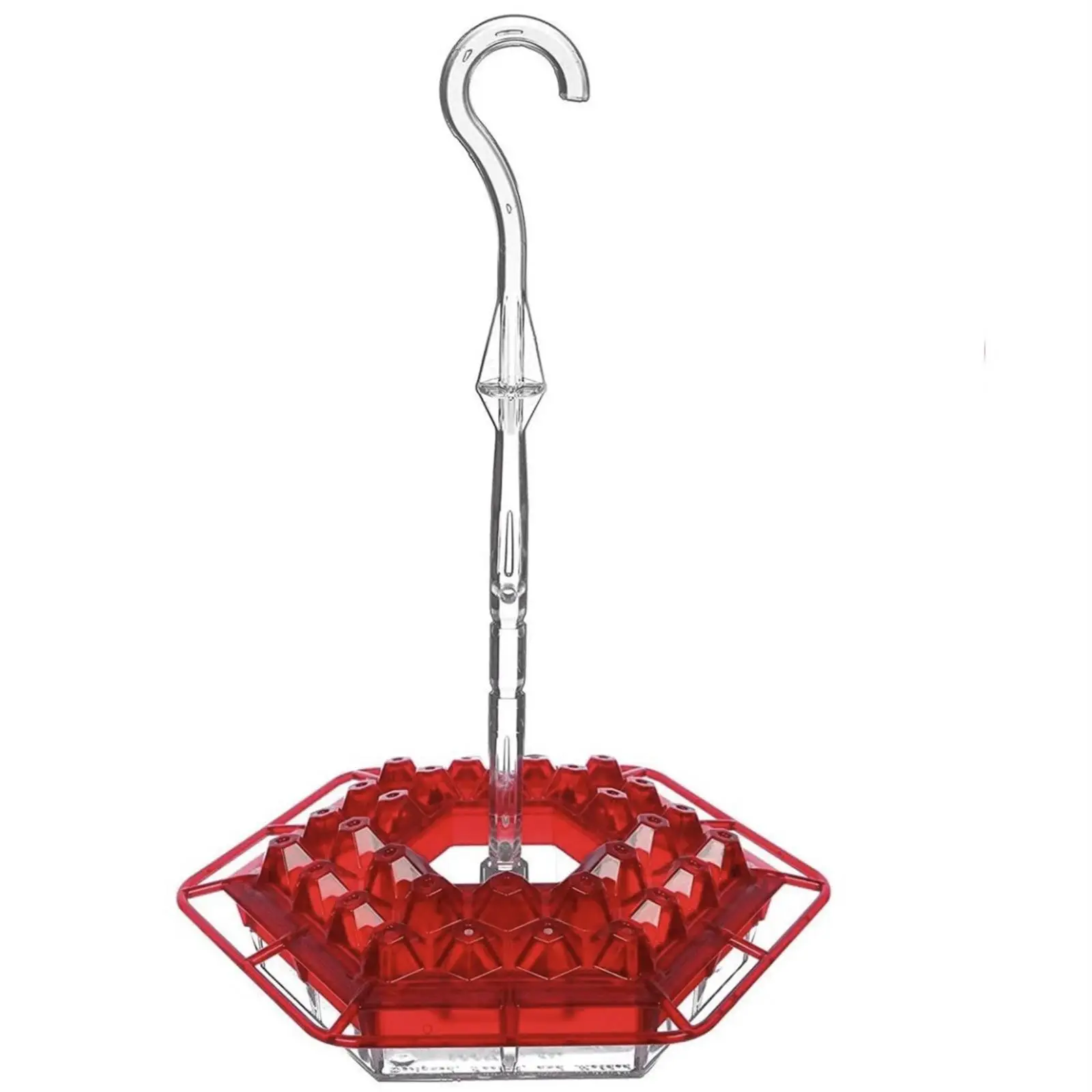 Hanging Hexagonal Hummingbird Feeder, 1 Count Outdoor Leak-proof Hummingbird Feeder Tray, Easy To Clean and Refill Feeder, Perfect for Yard and Garden