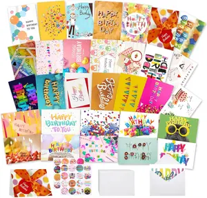 32 PCS Happy Birthday Cards Bulk with Envelopes, 4x6