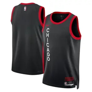 [DX8527-010] MENS NIKE NBA CHICAGO BULLS CITY SWINGMAN JERSEY 2023/24