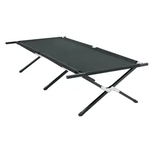 Large Folding Cot with Easy Setup & Takedown, Supports Adults up to 300lbs, Great for Camping, Lounging, Elevated Sleeping, Guests, & More