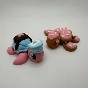 3D Printed Love Mail Turtle or Heart Cookie Turtle – Valentine Turtle Figurines