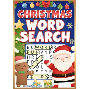 Stocking Stuffers for Kids: Christmas Word Search Activity Book with Mazes and Coloring For Boys and Girls 5-7 & 8-12