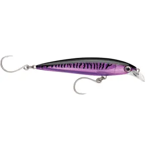 Rapala X-Rap Long Cast SXRL12PM Purple Mackerel 4-3/4" Heavy Duty VMC Treble Hooks Fast Sinking Saltwater Lure