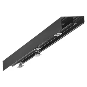 VEVOR Bypass Sliding Door Hardware Kit, 5 ft Aluminum Alloy Dual-Track Bypass Door Hardware, Smooth and Quiet Sliding, Easy to Install, for 1 to 1 3/4 Thickness 30 Width 2 Door System, for Closet