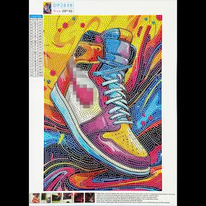Sneakers Diamond painting, Crystal Diamond Painting Kit, Frameless