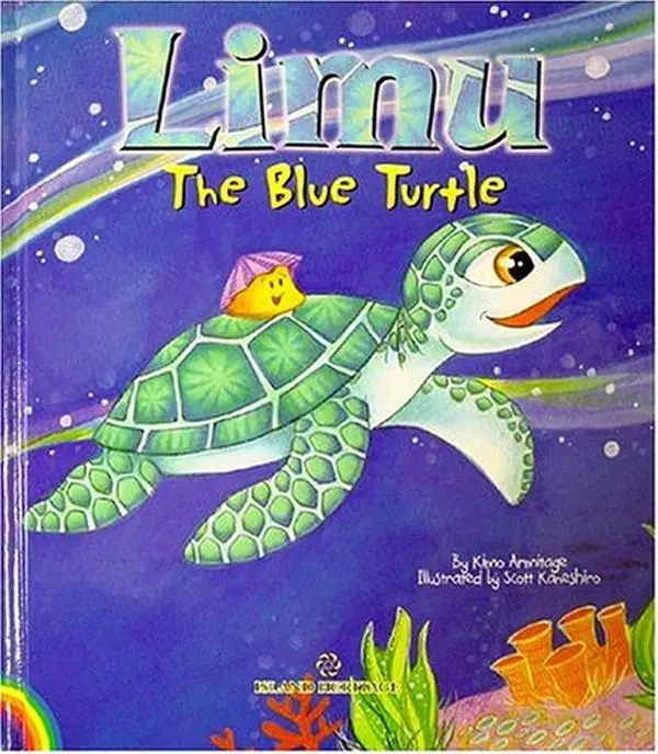 USED Book - Limu: The Blue Turtle by Kimo Armitage (Hardcover) - english