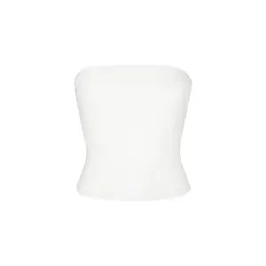 Ritts Strapless Top in Stretch Twill