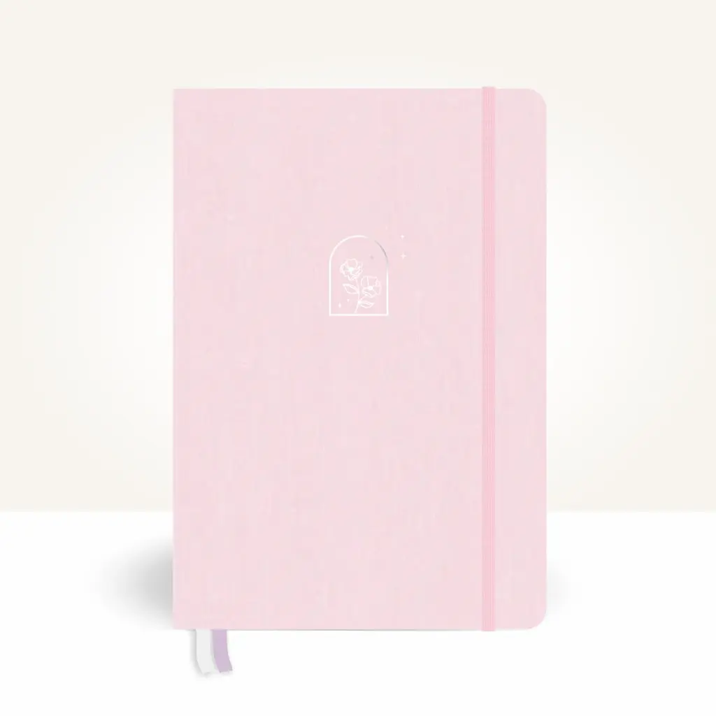 Rosas Cover - A5 Planner Cover with Pockets - linen, rose, flower