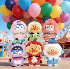 Anpanman Fruit Pajama Party Plush  Keychain Toy Doll