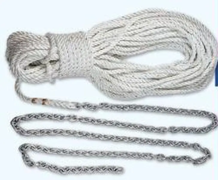 Lewmar G4 Chain & Rope Set (Part No. 69000331) for G4 Windlass, Anchor Line - 5 ft 1-4 in Chain, 0.5 in Economical Rope (100 Ft.) - Fresh Water Soak Maintenance Tip for Boat Owners