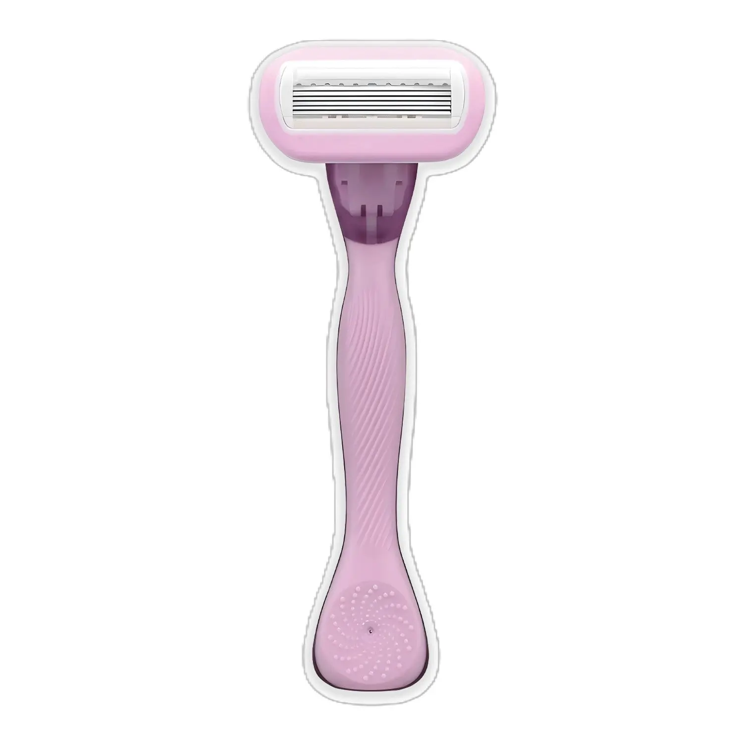 Silkshave Comfort-Grip 6-Blade Razors for Women (4-PC Set)
