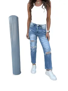 Mica Terri High Rise Straight Jeans 261 In Azul