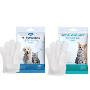 Pet Wipes for Dogs & Cats, 2 Bags Daily Care Disposable Non-wash Beauty Wipes, Suitable for Travel & Nourishing Fur, Pet Spa Gloves