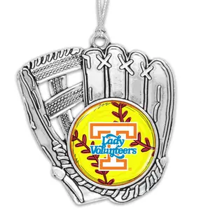 University of Tennessee Lady Volunteers Softball Glove Christmas Ornament