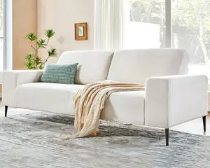 AMERLIFE High Leg Corduroy Sofa - Oversized Plushness and Deep Seating