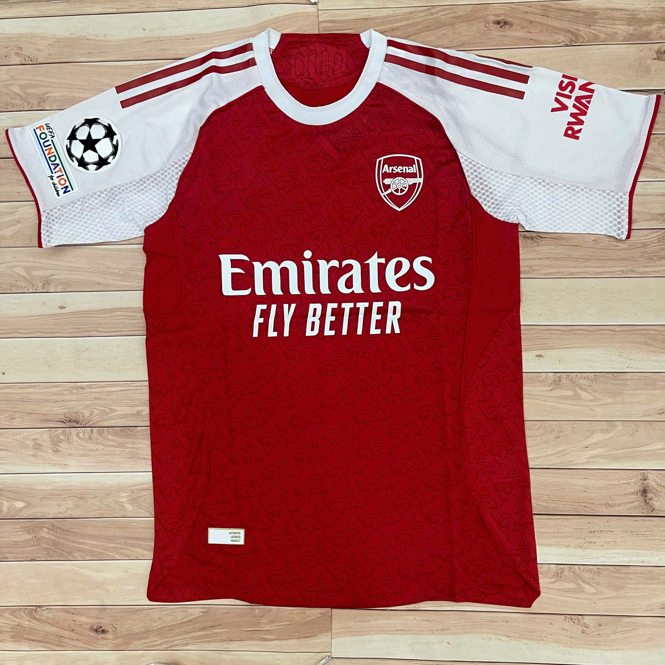 Arsenal FC 2025/26 Home Player Version Soccer Jersey Match Fit Performance Soccer Shirt for Fans