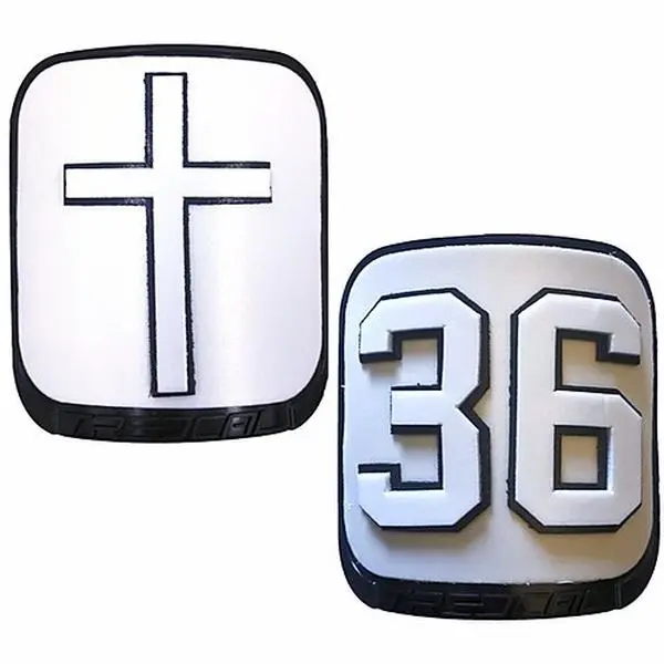 treDCAL Cross & Number Thigh Plate