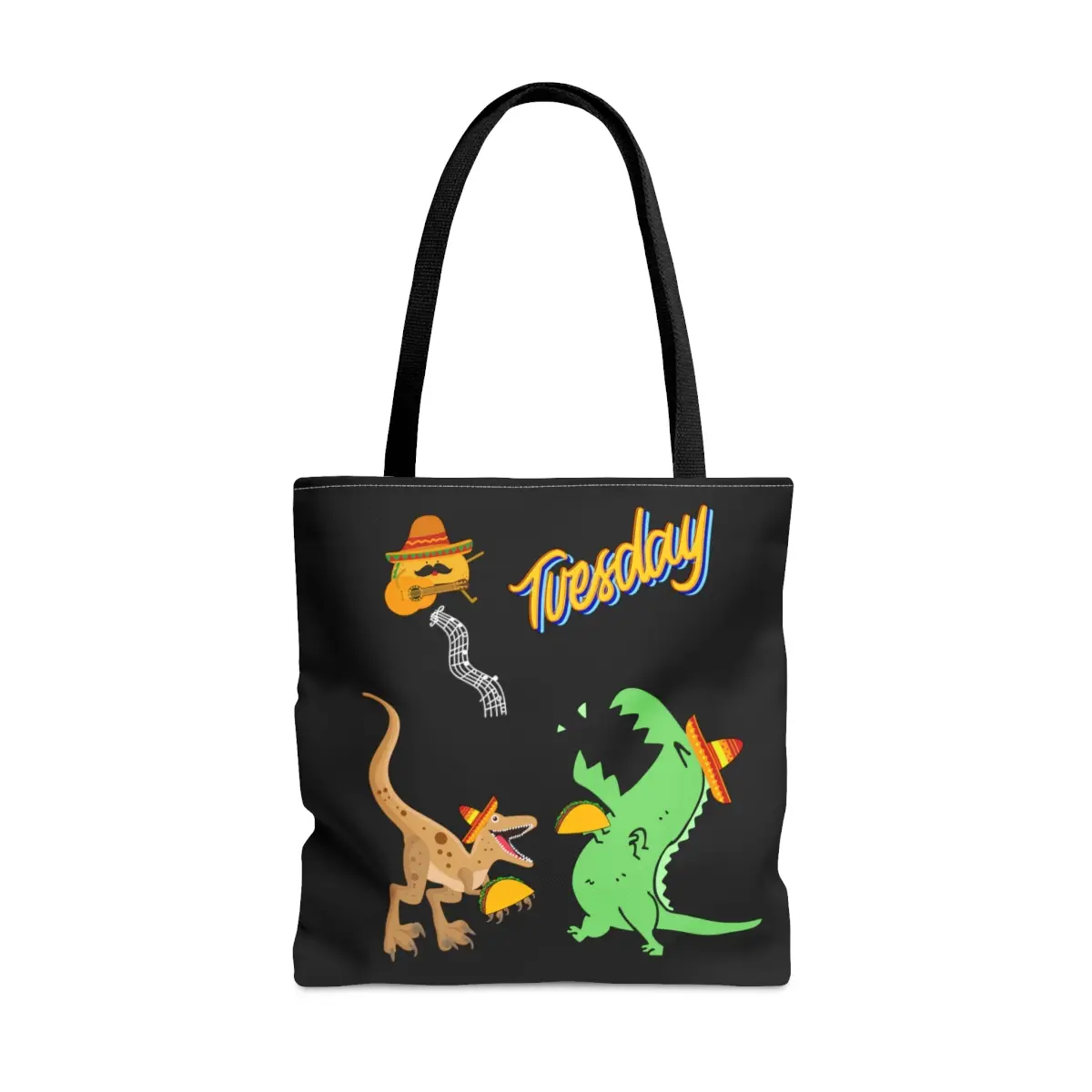 Dinosaur party bag, Dinosaur tote bag, Taco's and Tuesday, Teacher gift, Gift for her, Beach Bag, Cute tote bag, Dinosaur purse