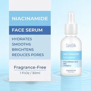 CARESILK Niacinamide + Vitamin C Serum – Fades Dark Spots, Hydrates & Brightens | Hyaluronic Acid Boost – 30ml