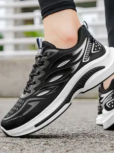 Summer Student Casual Sandals, Campus Style Breathable Mesh Sport Shoes, Anti-Slip Wear-Resistant Shock Absorption Running Shoes