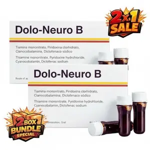 (15) Dolo-Neuro B Double Box Bundle – Thiamine and Diclofenac Formula – 2 x Multi-Ampoule Packs – Nerve Support Formula