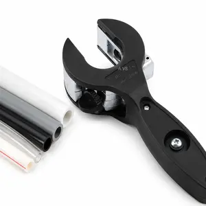 Ratchet-Type Pipe Cutter, One-Hand Fast Pipe Cutting Tool for 5/16–1-1/8 Inch Pipes, Suitable for Stainless Steel, Copper, Aluminum and Plastic Tubes, Home Repair and Plumbing Tool