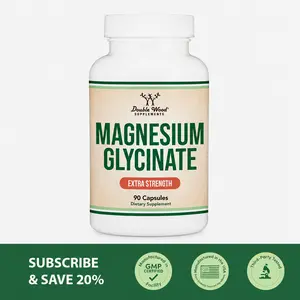 Magnesium Glycinate Extra Strength | Supports Sleep | Promotes Calmness & Relaxation | Double Wood Supplements