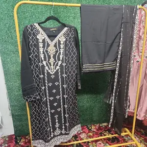3 piece  party wear pakistani suit