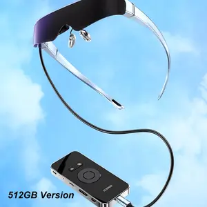 2024 Newest Update Android System 3D VR Smart Glasses 3D HD Movie Entertainment Portable Mobile Cinema Play Games Smart Glasses